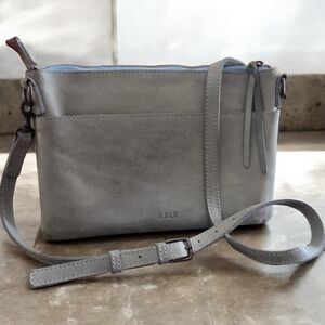 ABLE (Local and Global) Nubuck Leather Crossbody, Handmade In Ethiopia
